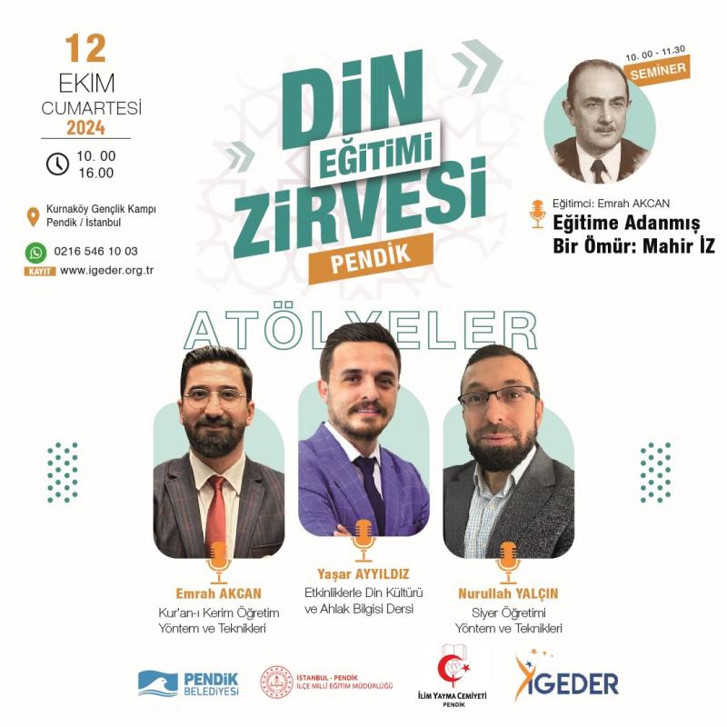 Din Eğitimi Zirvesi Şimdi Pendik'te!