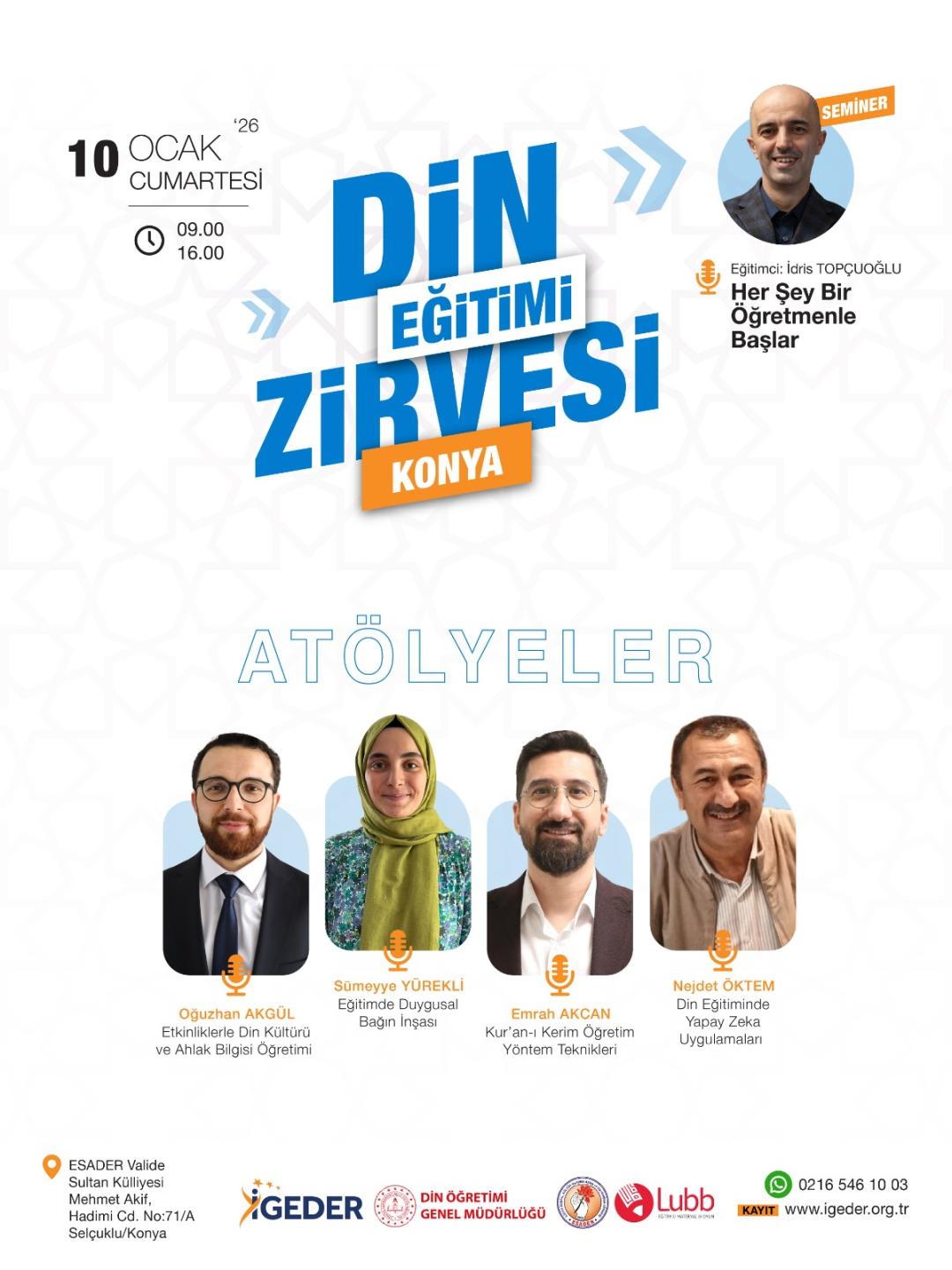 Din Eğitimi Zirvesi Konya