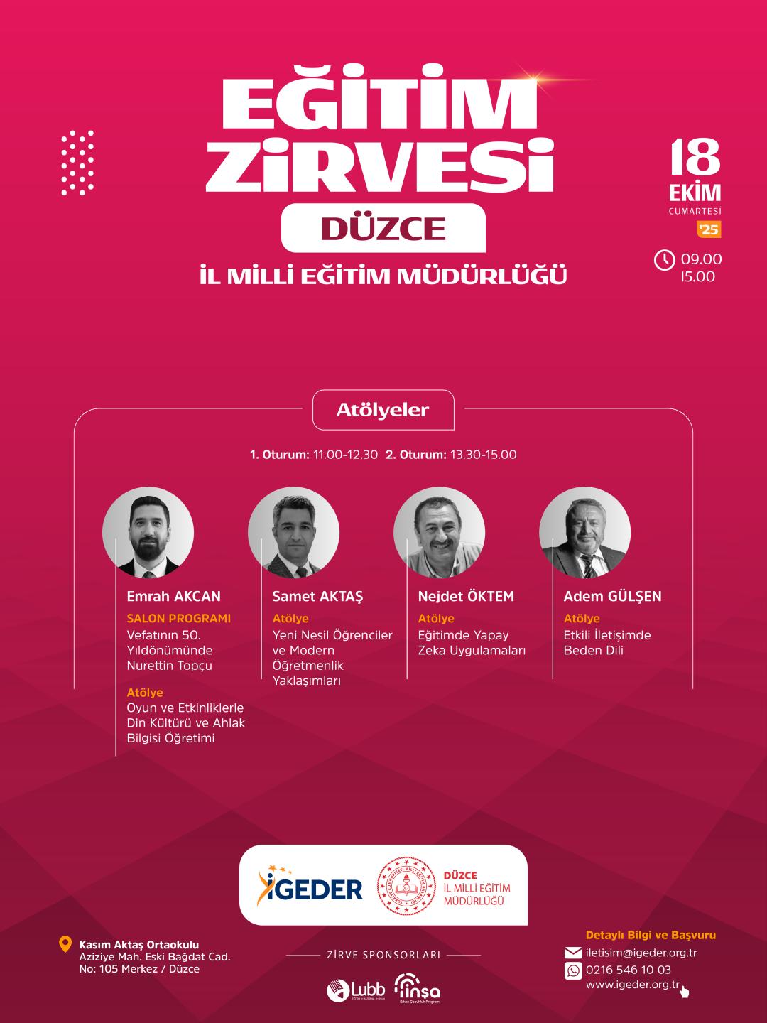 Düzce Eğitim Zirvesi