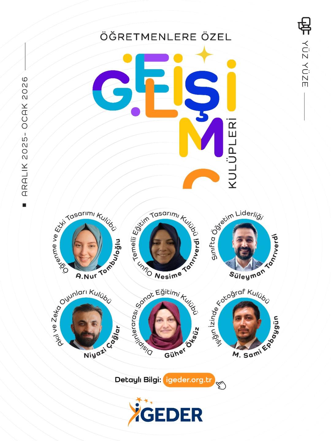 Yüz Yüze Öğretmen Gelişim Kulübü 2