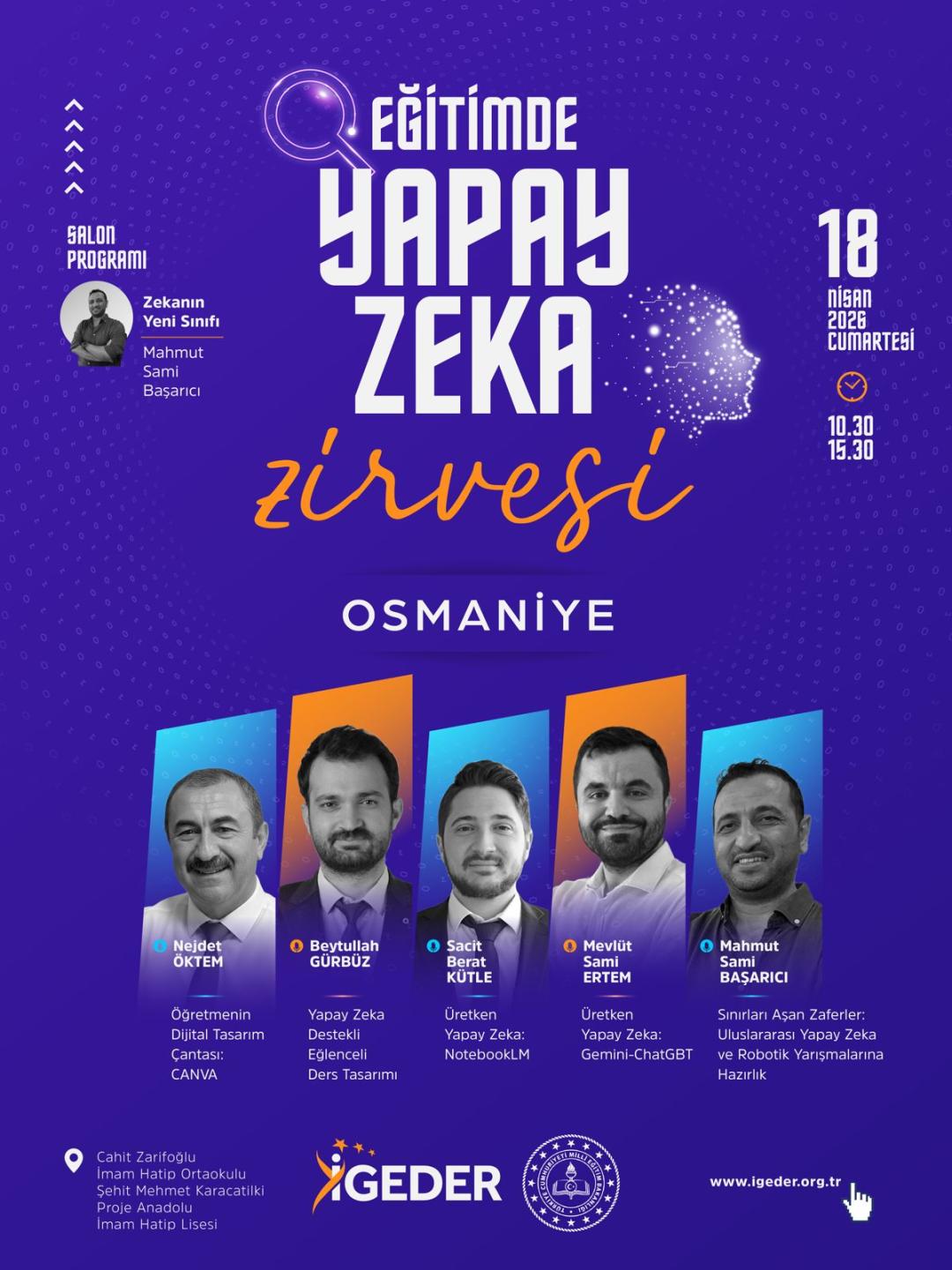 Eğitimde Yapay Zeka Zirvesi Osmaniye